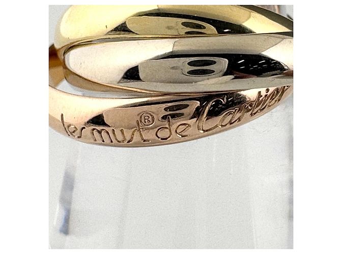 Anello Cartier Trinity in Oro Giallo - vista 2
