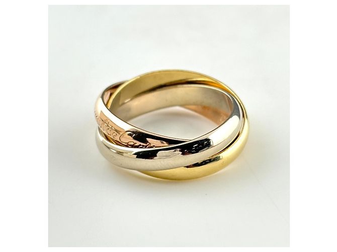 Anello Cartier Trinity in Oro Giallo - vista 3