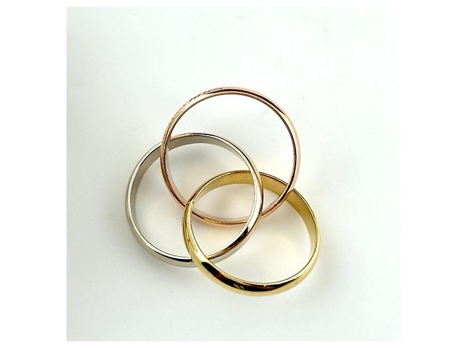 Anello Cartier Trinity in Oro Giallo - vista 4
