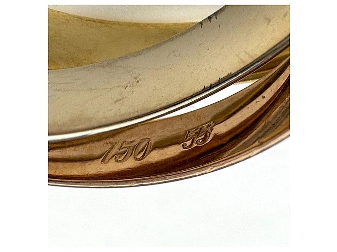 Anello Cartier Trinity in Oro Giallo - vista 5