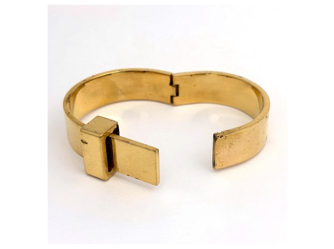 Céline Bracciale rigido donna Celine placcato oro - vista 2