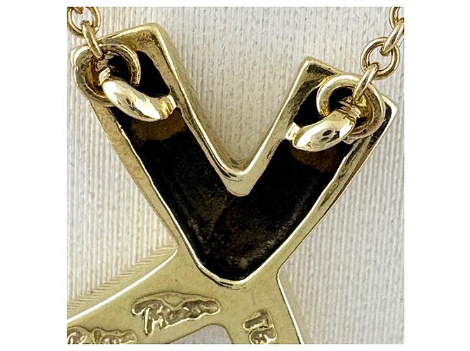 Autre Marque Collana con pendente Tiffany & Co. Kiss in oro giallo - vista 3