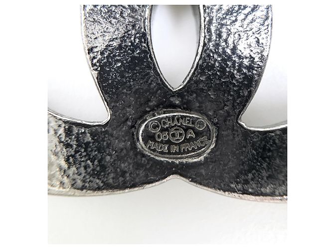 Collana Chanel Argento con logo Coco - vista 4