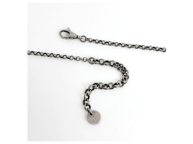 Collana Gucci Interlocking G in argento - vista 3