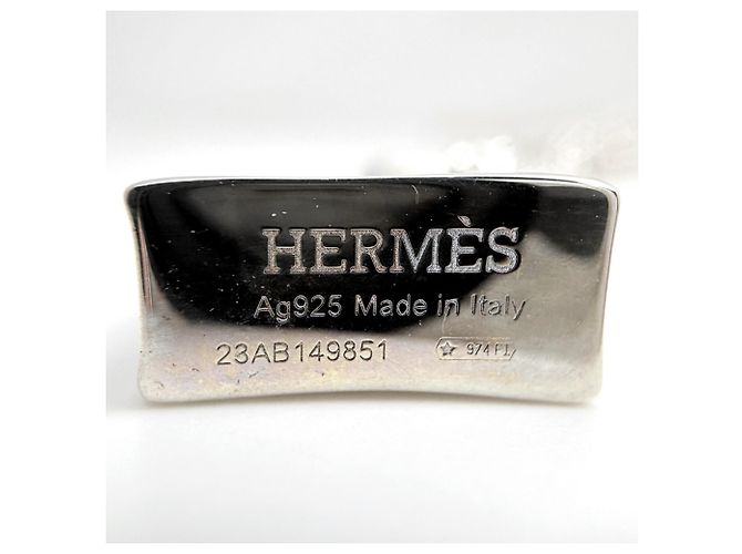 Hermès Collana Amulette Kelly Hermes in Argento 925 - vista 4
