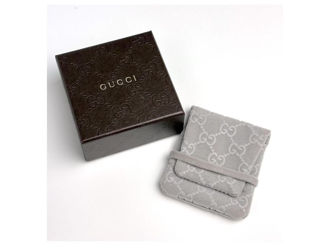 Collana Gucci in argento con logo GG - vista 6