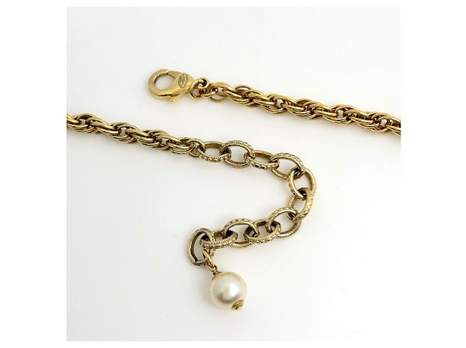 Collana lunga Chanel con logo Coco - vista 2