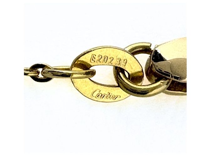 Collana con pendente Cartier Baby Trinity in oro giallo - vista 5