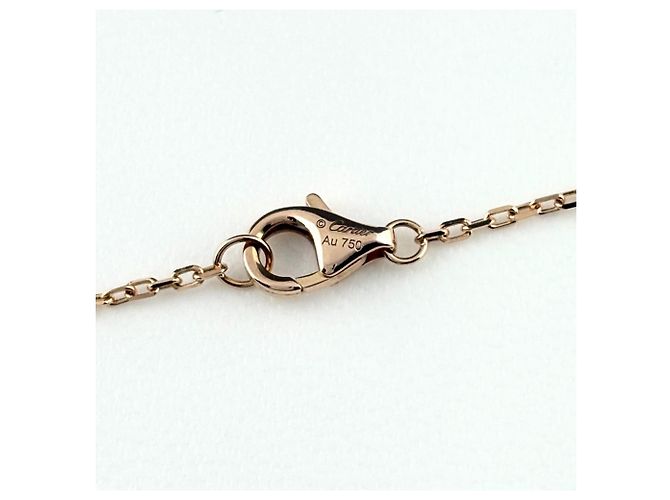Collana con pendente Cartier Trinity 1P Diamante in oro giallo - vista 4