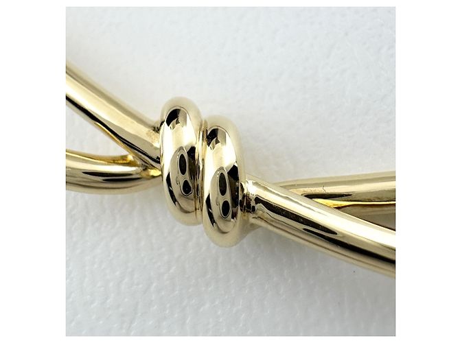 Autre Marque Collana con pendente Tiffany & Co. Knot YG Yellow Gold - vista 2