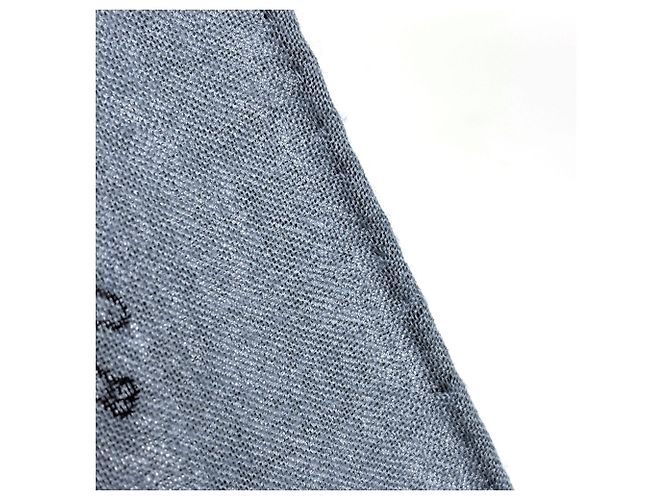 Hermès Stola Hermes in cashmere e seta Navy - vista 5
