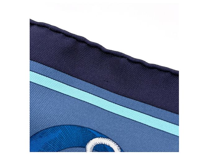 Hermès Pañuelo de seda Hermes Petit Carré Della Cavalleria - vista 3