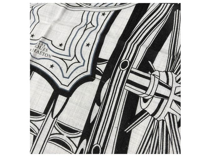 Hermès Hermes Carre Geant Les Roues de Phaeton Sciarpa/Foulard - vista 6