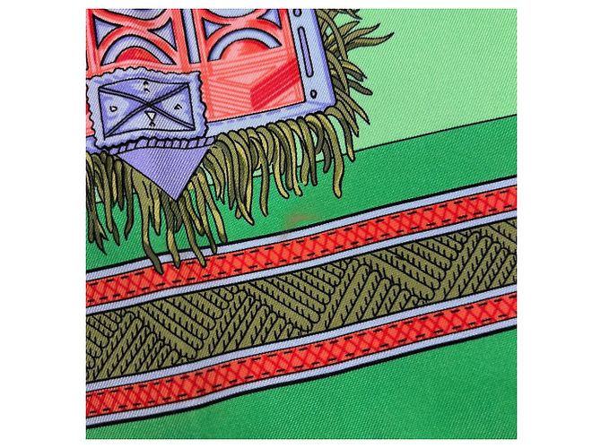 Hermès Pañuelo Hermes Carre 90 CUIRS DU DESERT - vista 4