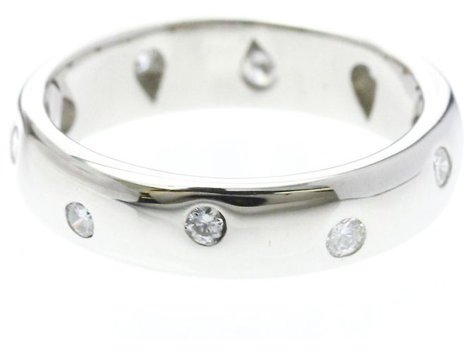 Autre Marque Anello Tiffany Dots in platino e diamanti - vista 3