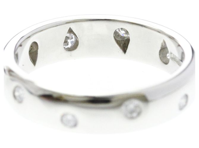 Autre Marque Anello Tiffany Dots in platino e diamanti - vista 6