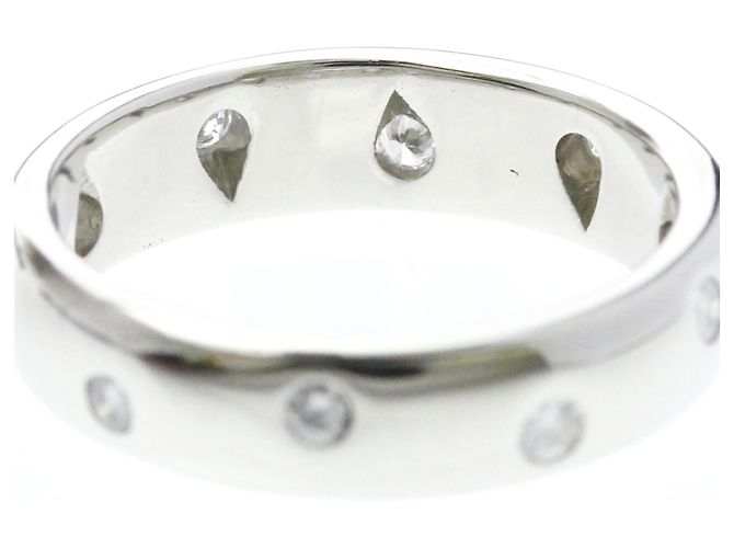 Autre Marque Anello Tiffany Dots in platino e diamanti - vista 7