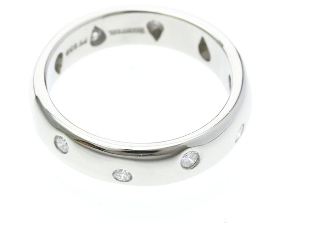 Autre Marque Anello Tiffany Dots in platino e diamanti - vista 9