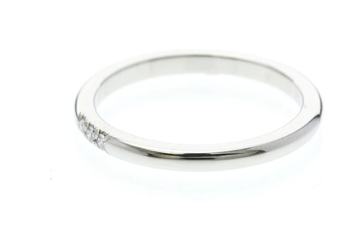 Autre Marque Tiffany Forever Ehering aus Platin - Ansicht 2