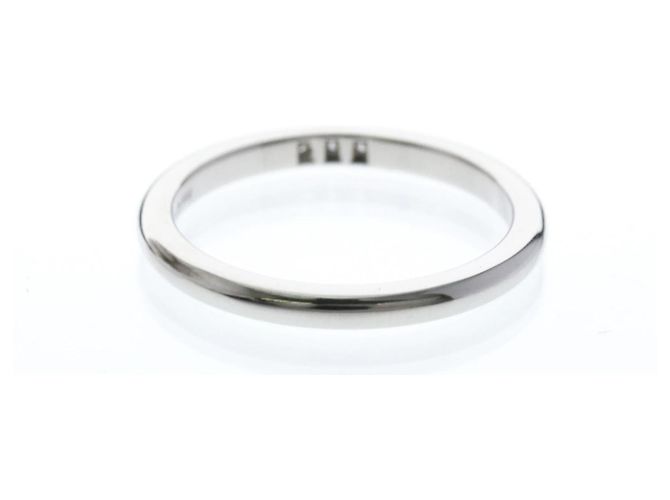 Autre Marque Tiffany Forever Ehering aus Platin - Ansicht 3