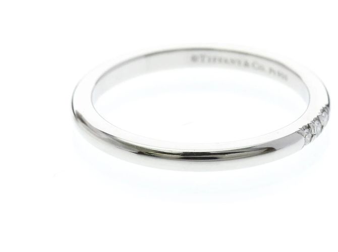 Autre Marque Tiffany Forever Ehering aus Platin - Ansicht 4
