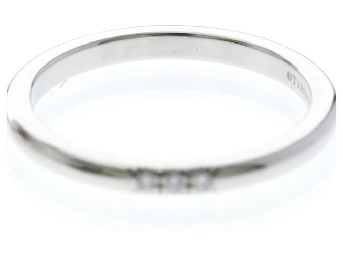 Autre Marque Tiffany Forever Ehering aus Platin - Ansicht 5