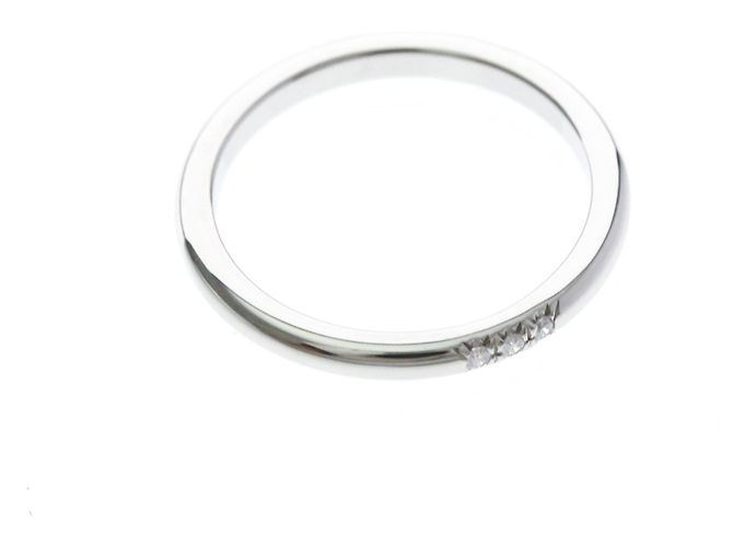 Autre Marque Tiffany Forever Ehering aus Platin - Ansicht 9