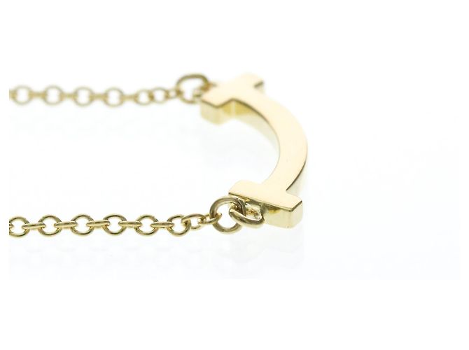 Autre Marque Collana Tiffany T Smile Micro Model in oro giallo 18K - vista 5