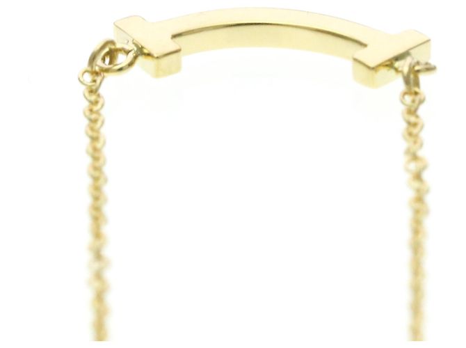 Autre Marque Collana Tiffany T Smile Micro Model in oro giallo 18K - vista 6