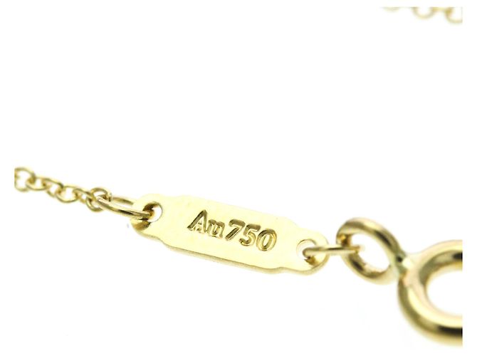 Autre Marque Collana Tiffany T Smile Micro Model in oro giallo 18K - vista 8