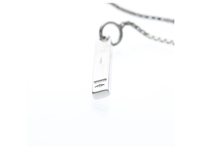 Collana Lariat Gucci in oro bianco 18K - vista 4