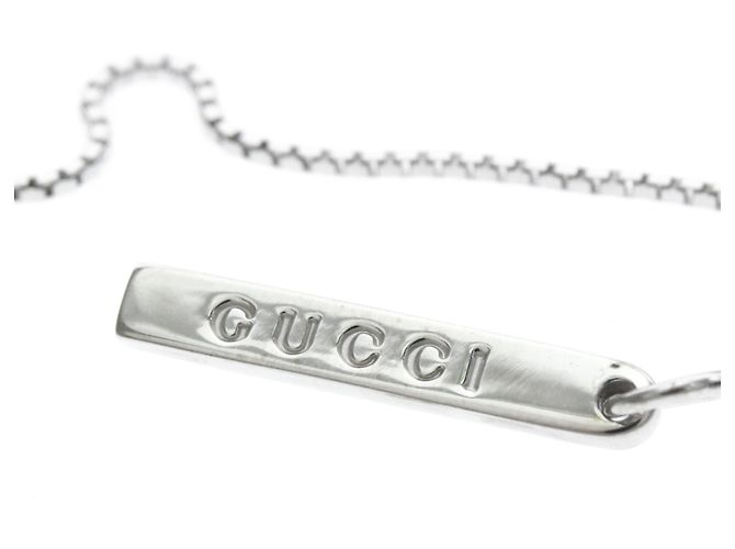 Collana Lariat Gucci in oro bianco 18K - vista 8