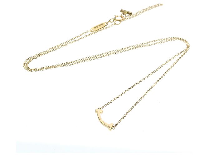 Autre Marque Collar Tiffany T Smile Micro Model en oro rosa - vista 12