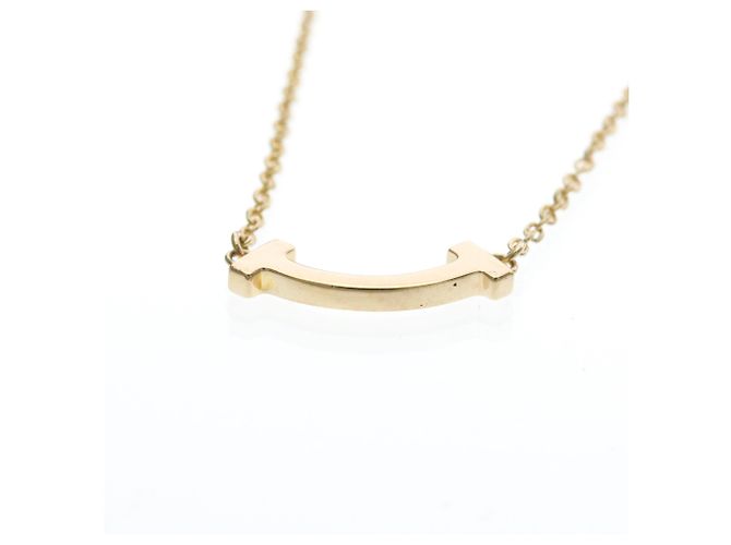 Autre Marque Collar Tiffany T Smile Micro Model en oro rosa - vista 4
