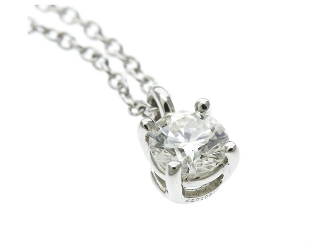 Autre Marque Collier Solitaire en Diamant Tiffany - vue 7
