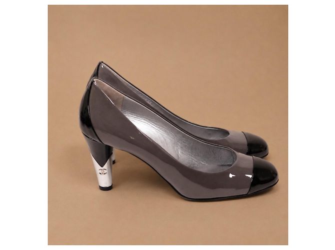 Chanel Lackleder Pumps Cap Toe - Ansicht 6