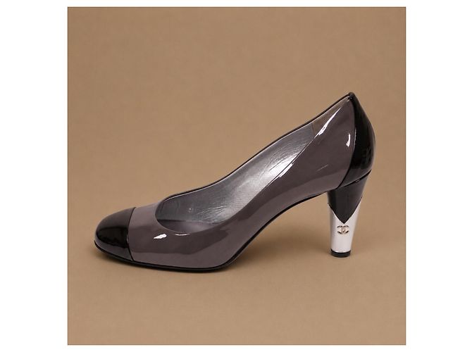 Chanel Lackleder Pumps Cap Toe - Ansicht 9
