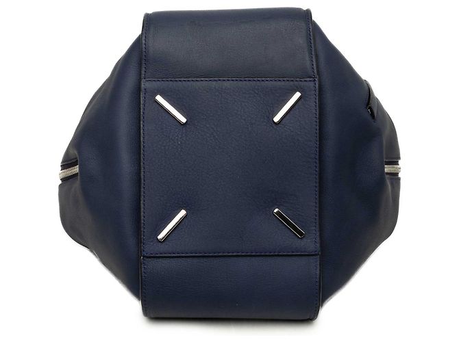 Bolso Hammock LOEWE Pequeño de piel de becerro granulada azul - vista 3
