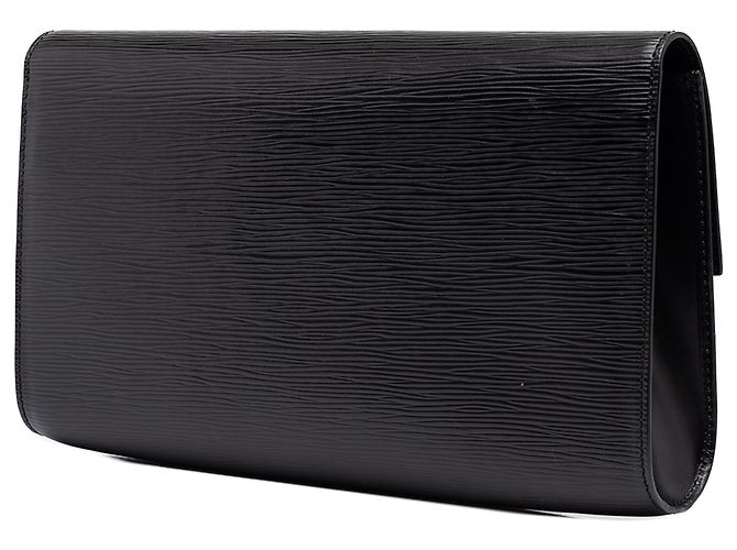 Louis Vuitton Pochette Chaillot in pelle Epi nera - vista 2