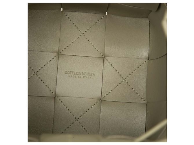 Borsa secchiello Bottega Veneta Small Nappa Maxi Intrecciato Cassette Marrone - vista 5