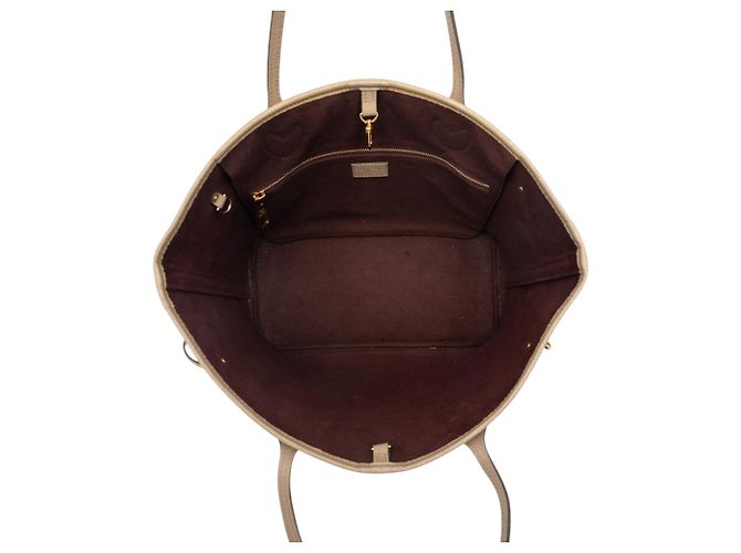 Louis Vuitton Beige Monogram Giant Empreinte Neverfull MM - vista 4