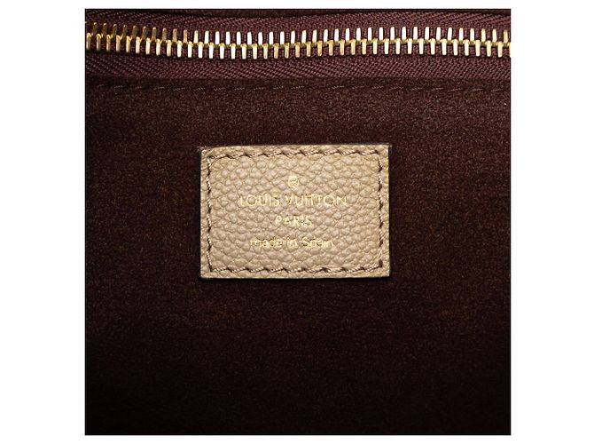 Louis Vuitton Beige Monogram Giant Empreinte Neverfull MM - vista 5