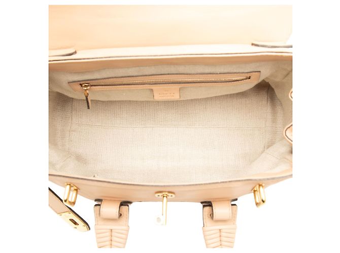 Bolsa Gucci Beige Medium em couro de bezerro feita à mão - vista 4