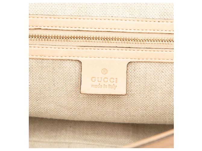 Bolsa Gucci Beige Medium em couro de bezerro feita à mão - vista 5