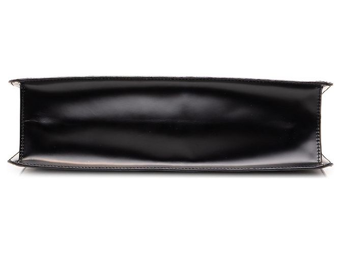 Borsa a mano Gucci in pelle di vitello liscia nera - vista 3
