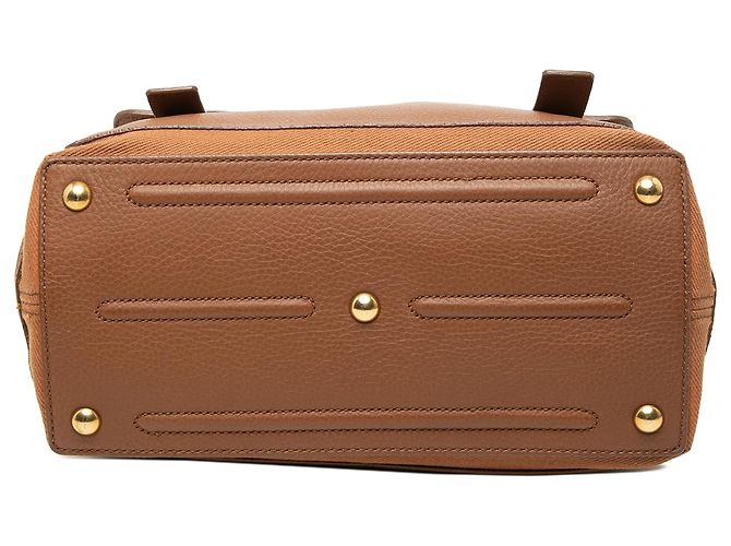Autre Marque Saint Laurent Borsa Muse Two Satchel Piccola in Pelle Marrone - vista 3
