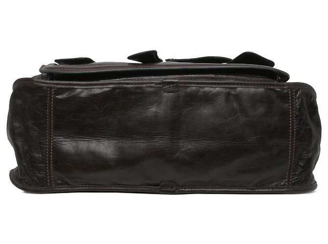 Borsa Bay Chloé in pelle marrone Large - vista 3
