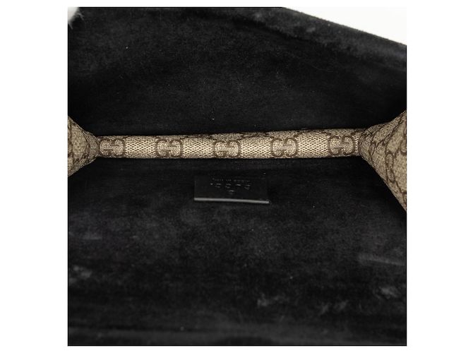 Gucci Beige Small GG Supreme Dionysus Crossbody - vista 4