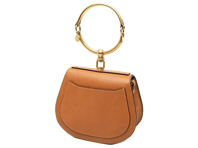 Borsa Nile Chloé in pelle marrone, piccola - vista 2