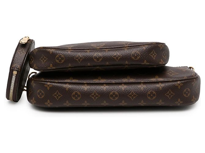 Louis Vuitton Brown Monogram Multi Pochette Accessoires - vista 3
